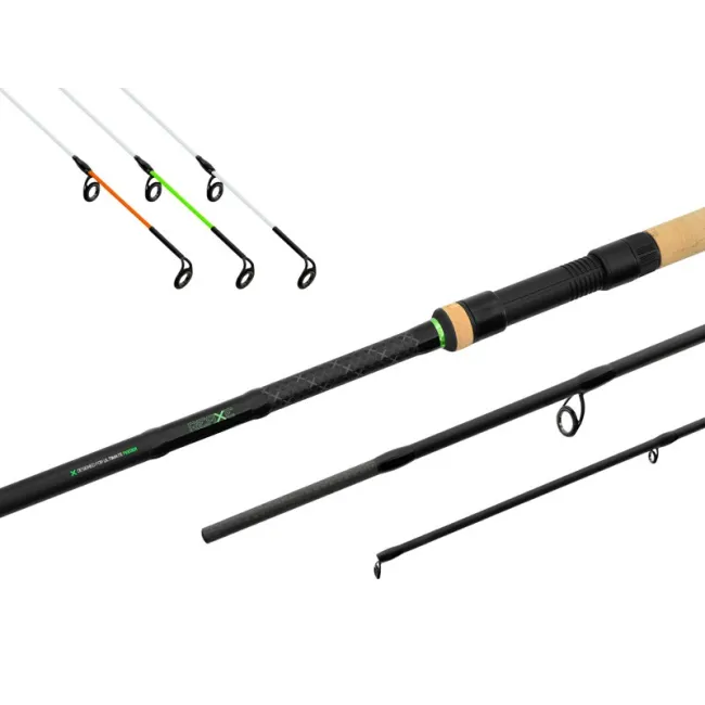 Lanseta Delphin Reaxe Feeder Heavy, 3.90m, 150g,3+3buc