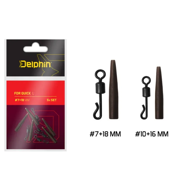 Set Vartej Rapid + Con Antitangle Delphin FDR Quick S, 5+5buc/blister