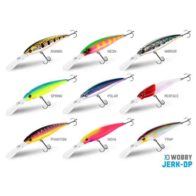 Vobler Delphin WOBBY JERK-DP,9cm,12.5g,PHANTOM