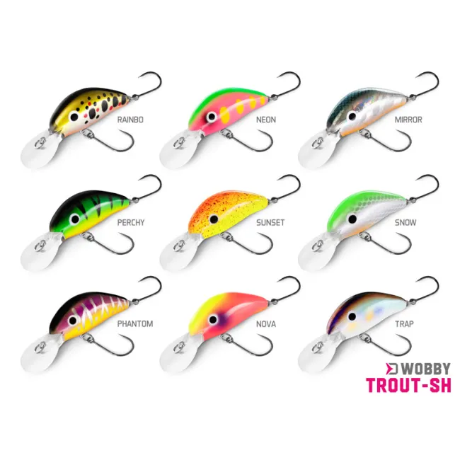 Vobler Delphin WOBBY TROUT-SH,PHANTOM