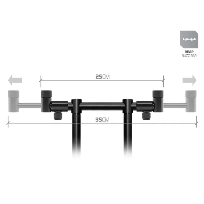Rodpod Delphin RPX ProSTALX BlackWay, 2 Posturi