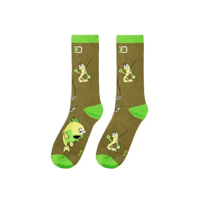 Set Sosete Delphin BEEROX Worm Socks Set in a Can – 2 Perechi, Ambalaj Tip Doza