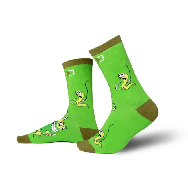 Set Sosete Delphin BEEROX Worm Socks Set in a Can – 2 Perechi, Ambalaj Tip Doza