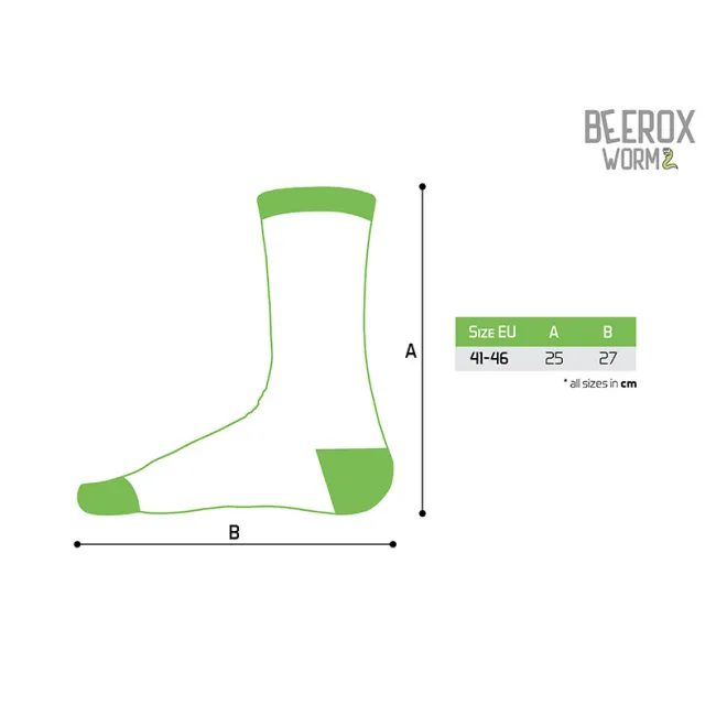 Set Sosete Delphin BEEROX Worm Socks Set in a Can – 2 Perechi, Ambalaj Tip Doza