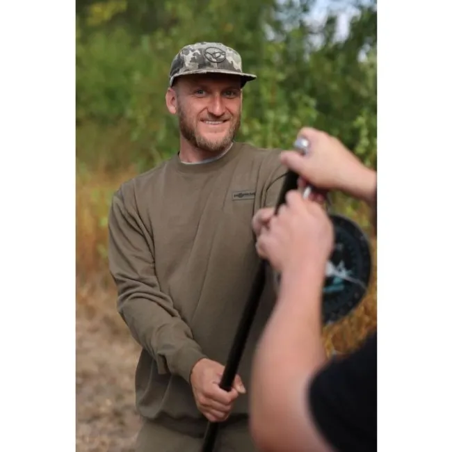 Bluza Korda Patch Crewneck, Dark Olive