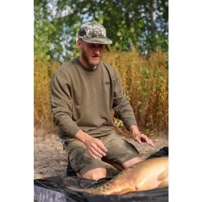 Bluza Korda Patch Crewneck, Dark Olive