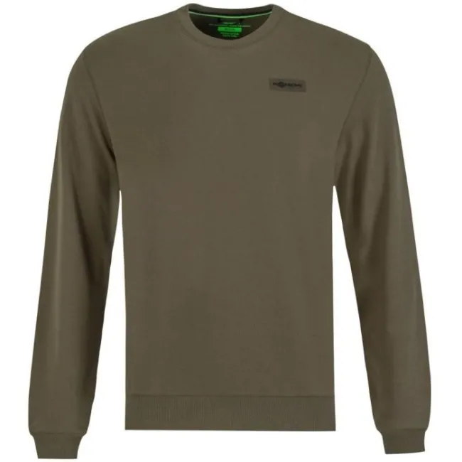 Bluza Korda Patch Crewneck, Dark Olive