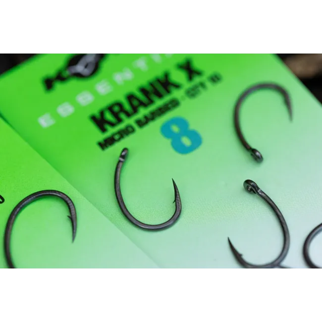 Carlige Korda Essentials Krank X, Barbed, 10buc/plic