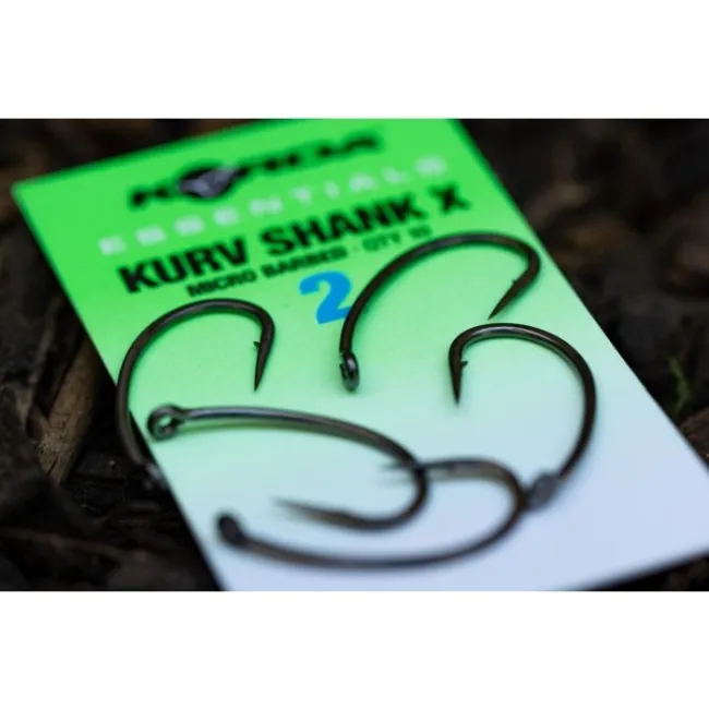 Carlige Korda Essentials Kurv X, Barbed, 10buc/plic