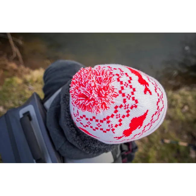 Fes Fox Rage Christmas Bobble Hat