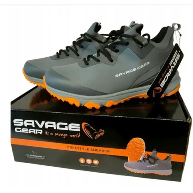 Ghete Savage Gear Freestyle Sneakers, Pearl Grey