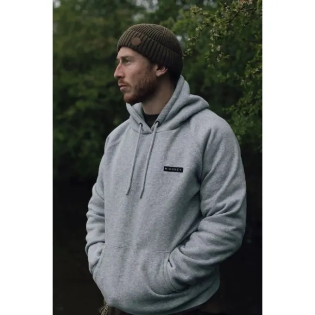 Hanorac Korda Mindset Patch Hoodie, Heather Grey