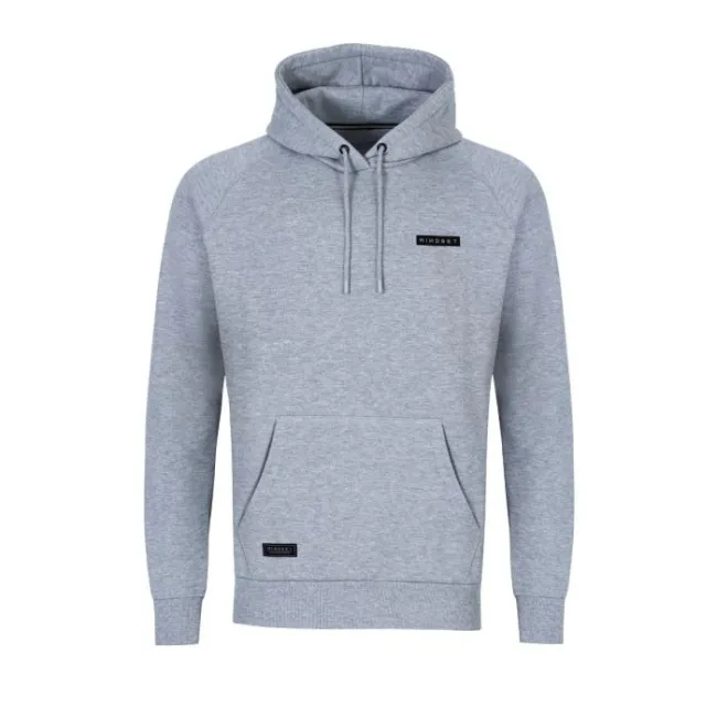 Hanorac Korda Mindset Patch Hoodie, Heather Grey