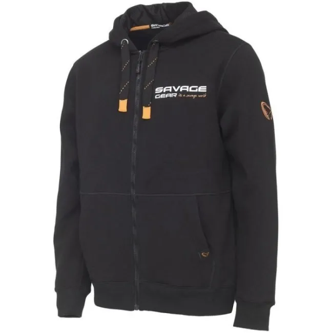 Hanorac Savage Gear Urban Zip Black Ink