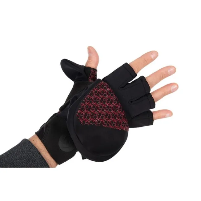 Manusi Fox Rage Fingerless Mitten Gloves