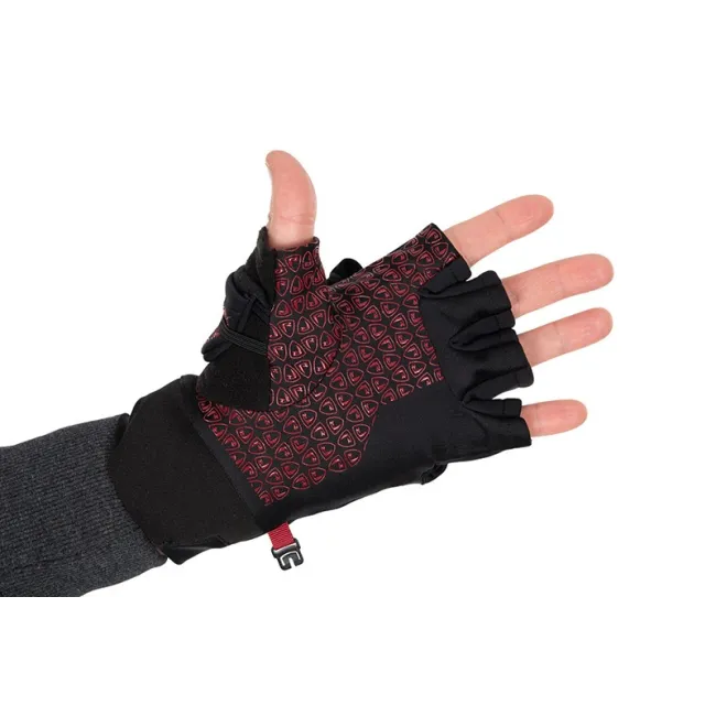 Manusi Fox Rage Fingerless Mitten Gloves
