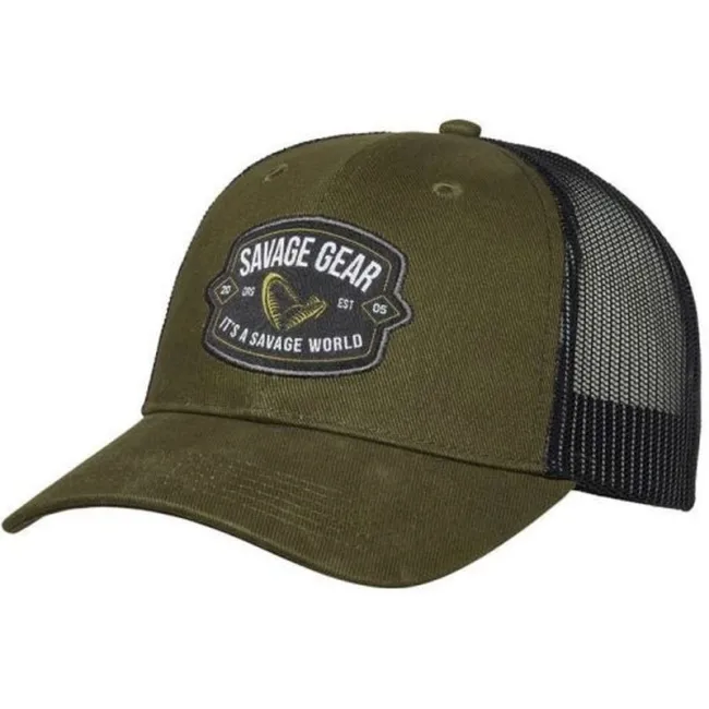 Sapca Savage Gear Badge Trucker Cap, Green