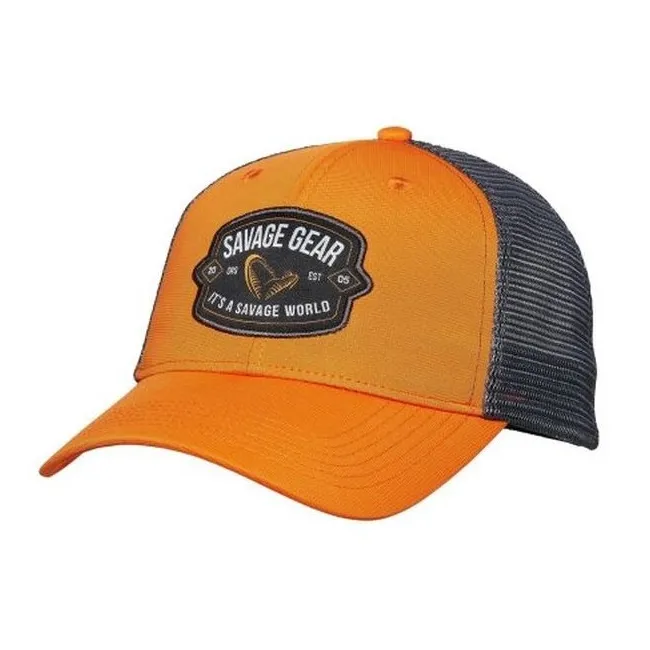 Sapca Savage Gear Badge Trucker Cap, Orange