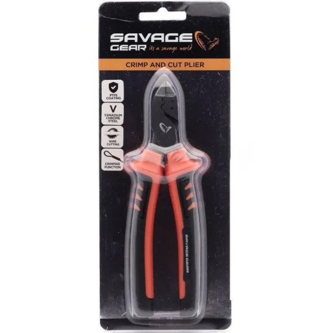 Cleste pentru Sertizat Bride Savage Gear Crimp and Cut Plier, 16cm