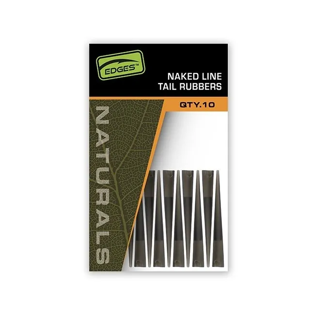 Conuri FOX Edges Naturals Naked Line Tail Rubbers, 10buc/plic