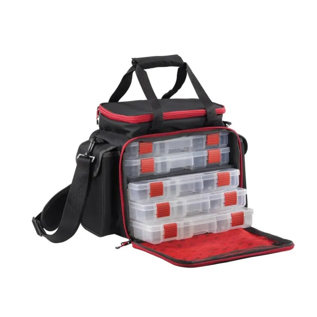 Geanta Abu Garcia XL Lure Bag Pike (7 cutii incluse), 47x24x30cm