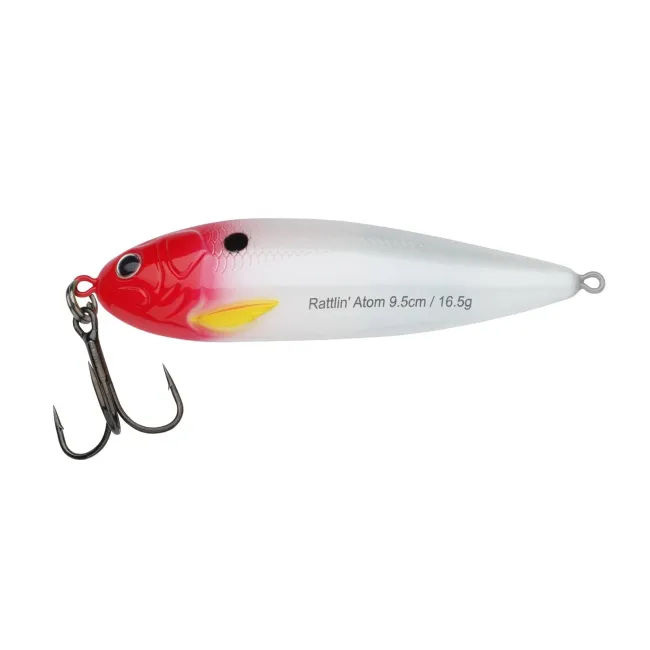 Lingurita Rattlin' Abu Garcia Atom, Red Head, 9.5cm, 16.5g