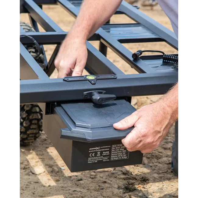 Platforma Motorizata Matrix XR Duralite Power Barrow, 98x87x7cm