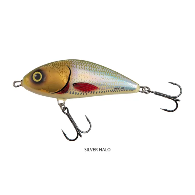 Vobler SALMO Fatso Sinking, Silver Halo, 8cm, 26g