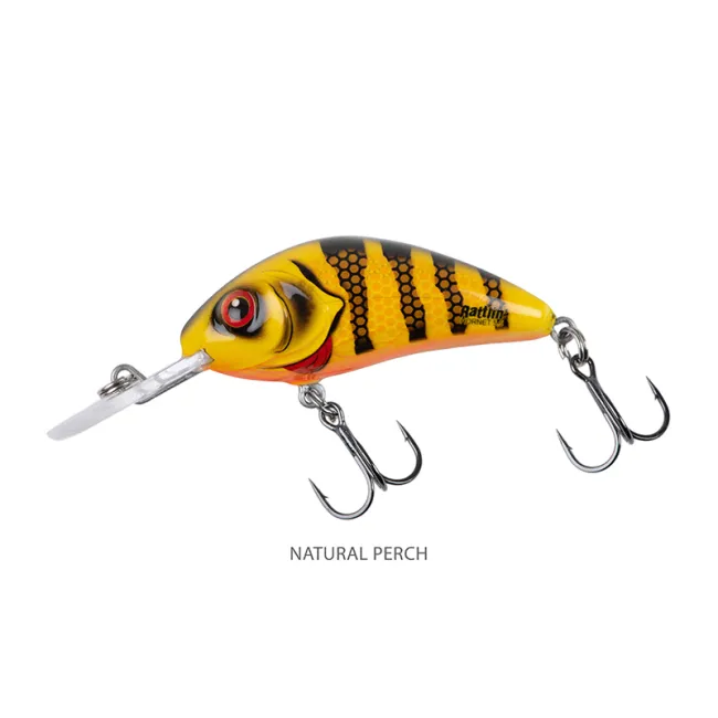 Vobler Salmo Rattlin Hornet Floating,Natural Perch, 4.5cm, 5.6 g
