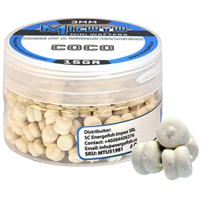 Wafter Micutu Mini, 3mm, 25g/borcan, Cocos