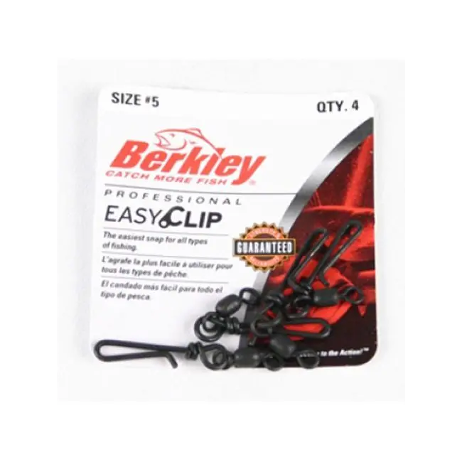 Agrafe + vartej BERKLEY Easy Clip Nr.10/45lb - 5buc./plic