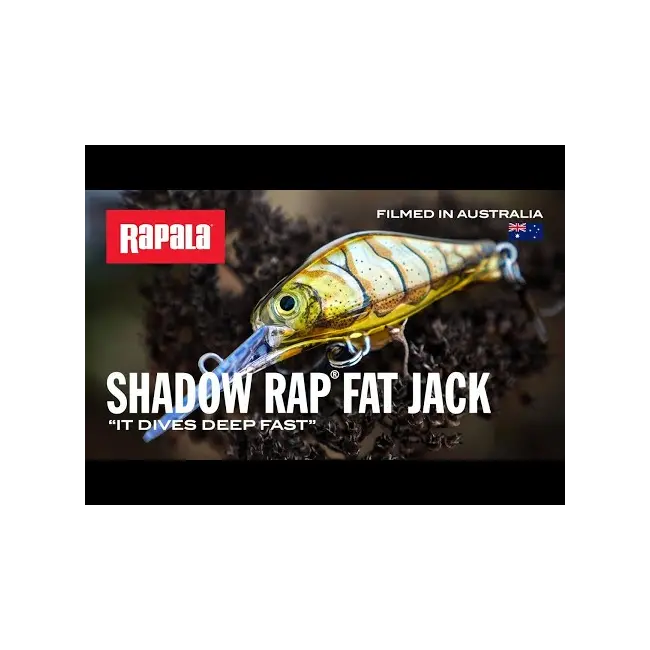 Vobler RAPALA Shadow Rap Fat Jack, Culoare BLL, 4cm, 4g