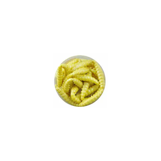 Naluca Viermi Artificiali Berkley PowerBait Power Honey Worm Garlic Yellow, 60g, 25buc/borcan