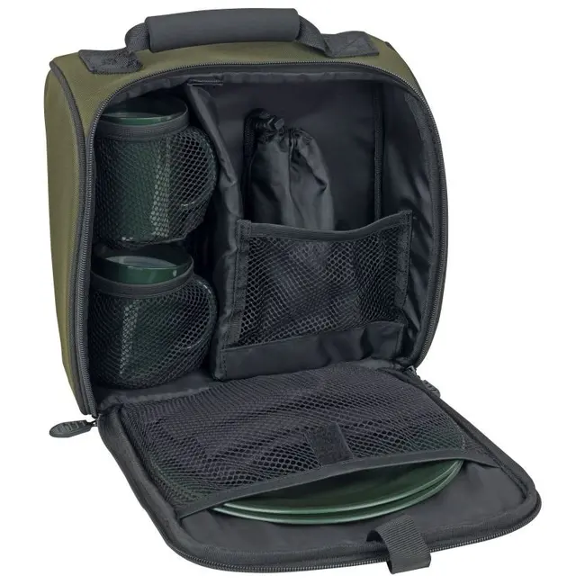 Geanta Fox R-Series Two Man + Set Ustensile Masa, 28x12x28cm