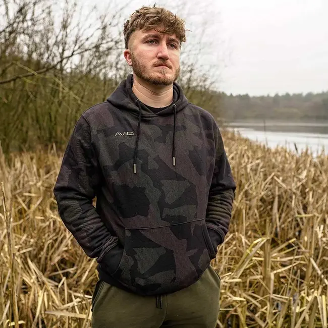 Hanorac Avid Carp Distortion Camo Hoodie