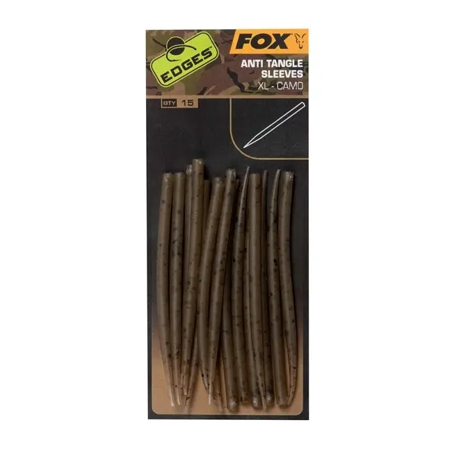 Fox Edges Anti Tangle Sleeves Camo Xl