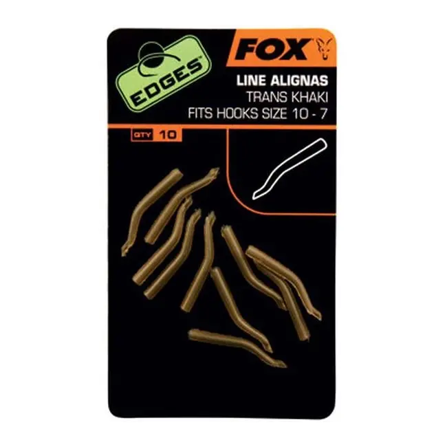 Line Aligner Fox Edges Trans Khaki, 10buc/plic,marimea 10-7