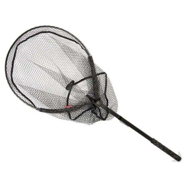 Minciog Telescopic cu Plasa Cauciucata Fox Rage Short Street Fighter Carbon Net, 40x50cm, 40cm