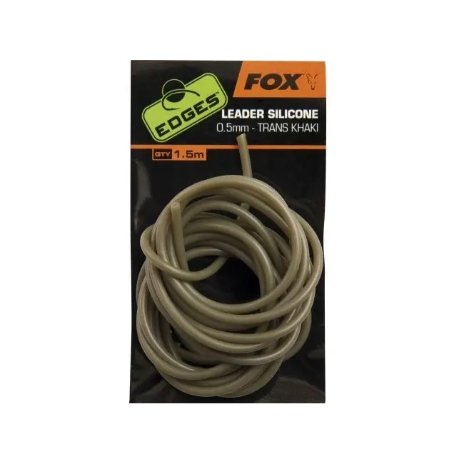 Tub FOX Leader Silicone Edges, 0.5mm, 2m
