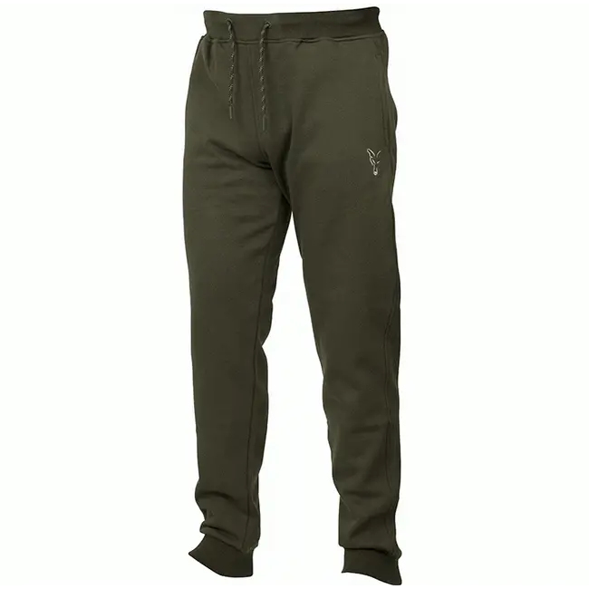 Pantaloni Lungi FOX Collection Green & Silver Joggers