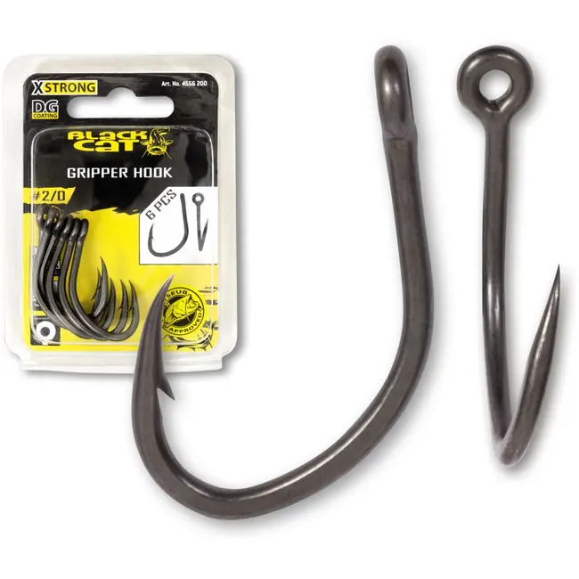 Carlige Somn Black Cat Gripper Hook DG Coating, 6buc/plic