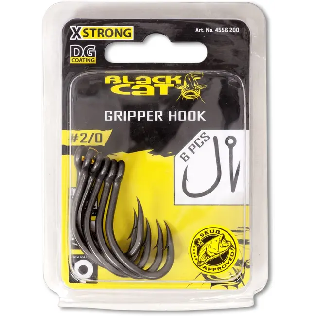 Carlige Somn Black Cat Gripper Hook DG Coating, 6buc/plic
