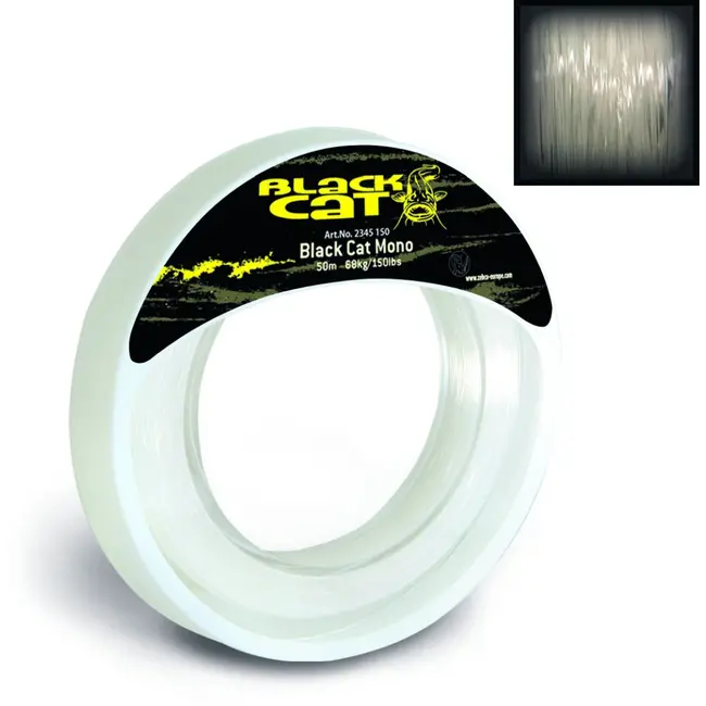 Fir Monofilament Somn Black Cat Mono Leader, 50m