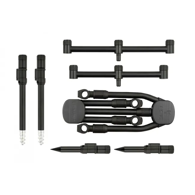 Rod Pod Fox Black Label QR 3 Rod Pod Complete, 3 Posturi
