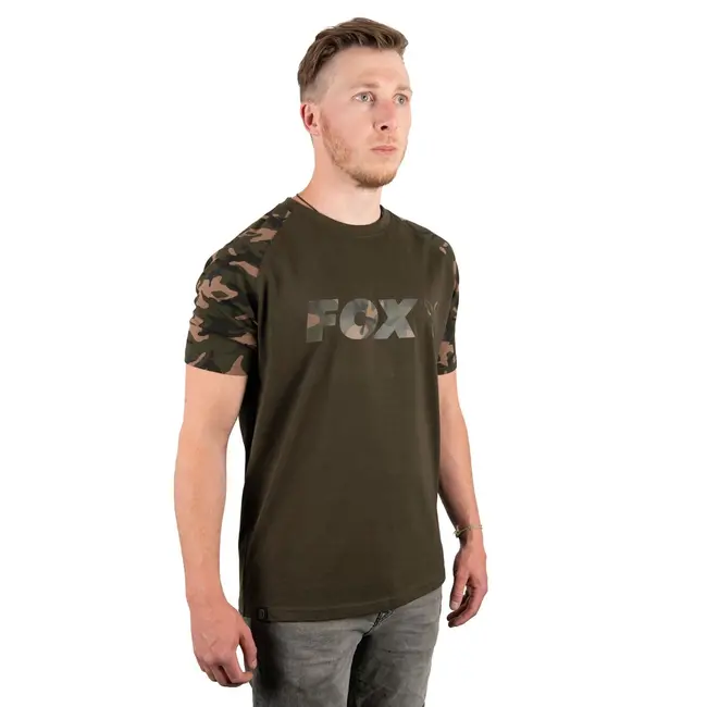 Tricou Fox Raglan Camo/Khaki T-Shirt