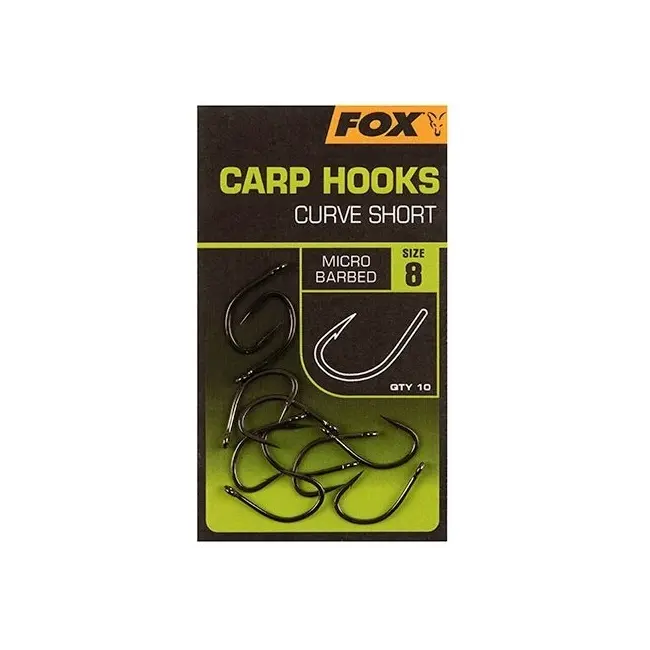 Carlige FOX Curve Shank Short, 10buc/plic