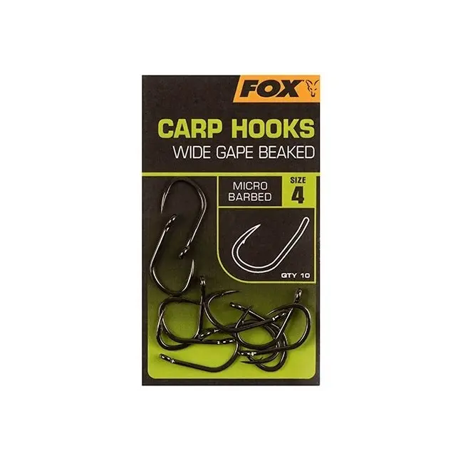 Carlige FOX Wide Gape Beaked, 10buc/plic