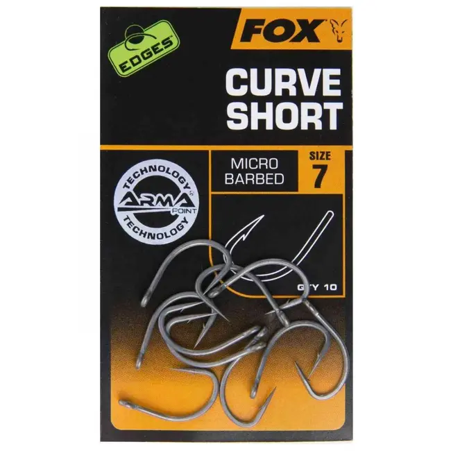 Carlige Fox Edges Armapoint Curve Shank Short,10 buc/plic