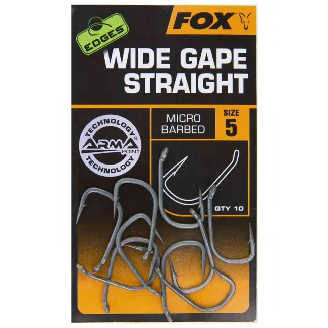 Carlige Fox Edges Armapoint Wide Gape Straight