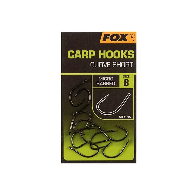 Carlige FOX Curve Shank Short, 10buc/plic